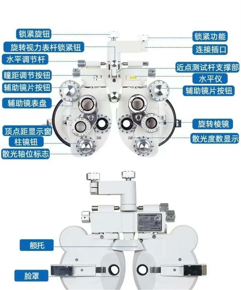 綜合驗光機光學結構組成